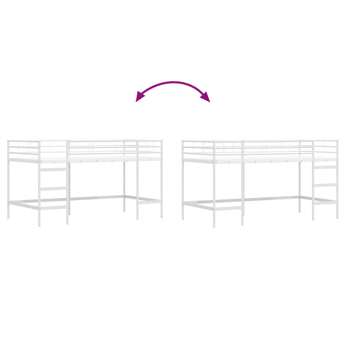 Struttura del letto loft per bambini Bianco 107 x 201 cm 42020772