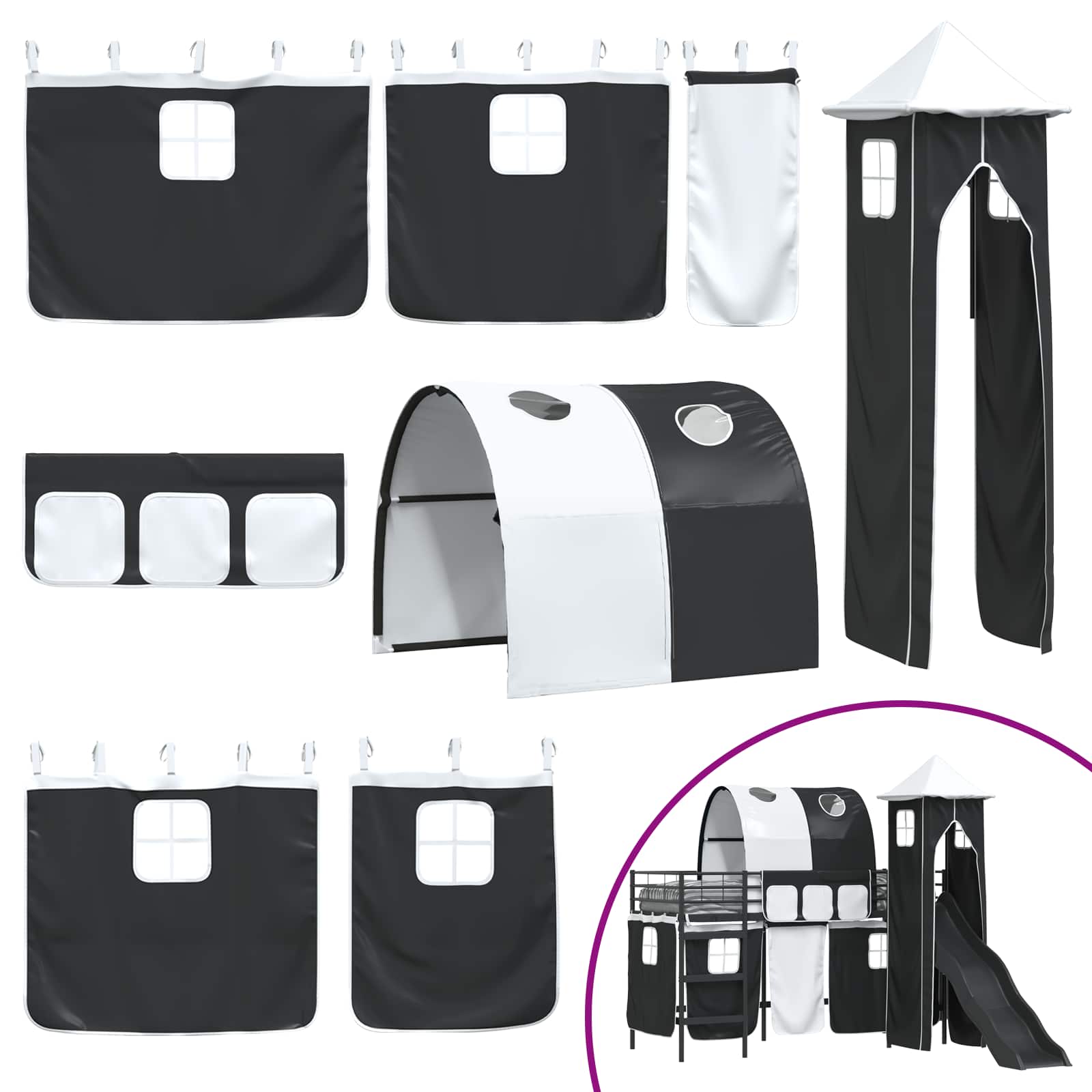 Nero 90 x 190 cm 42020873