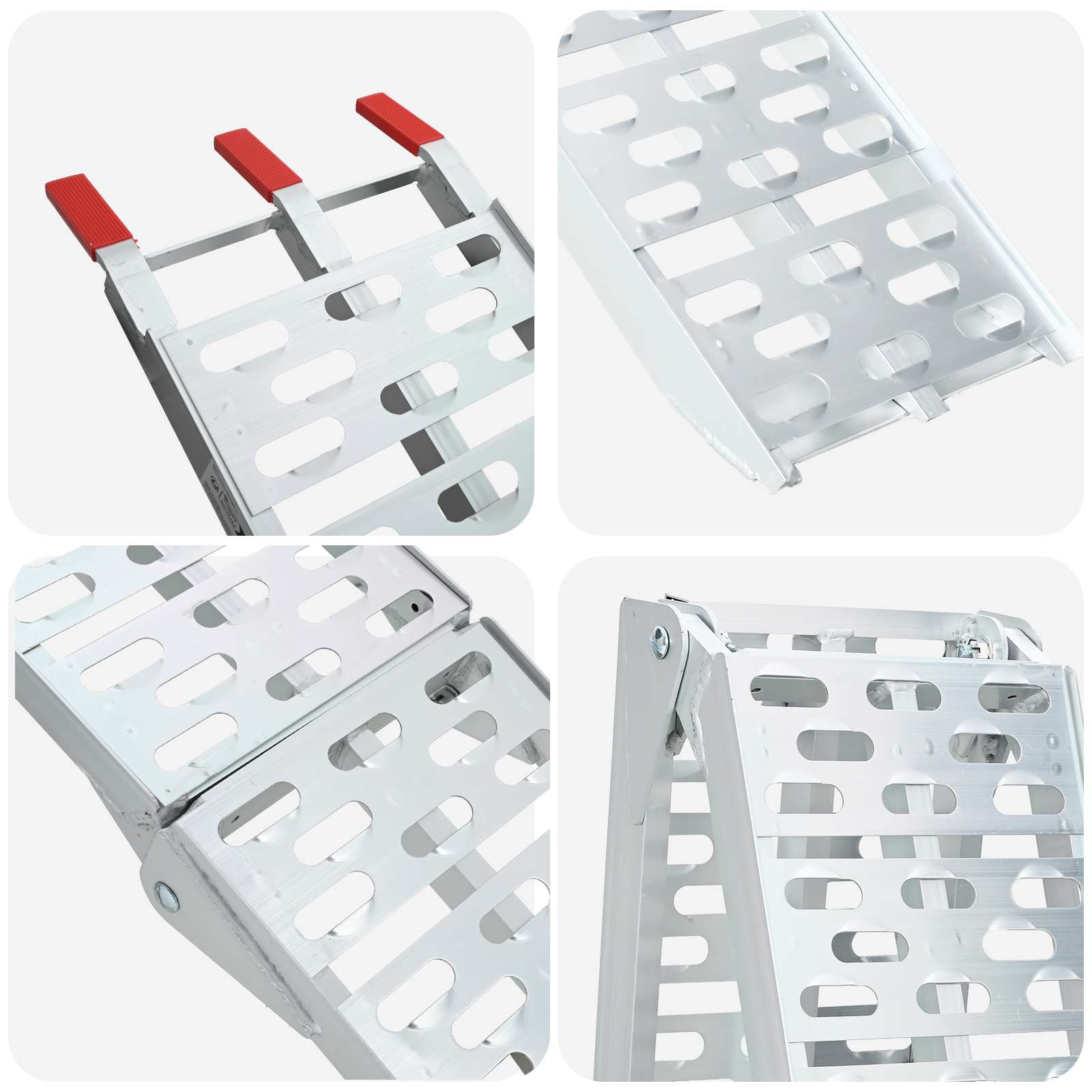 Ramp di Carico 2 pcs Argento 222 x 29 x 14 cm Alluminio 42021086