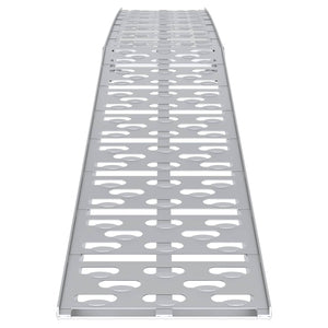 Ramp di Carico 2 pcs Argento 222 x 29 x 14 cm Alluminio 42021086