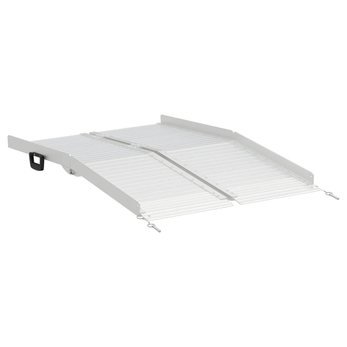 Rampe per sedia a rotelle Argento 122 x 73,5 x 11 cm Alluminio 42021096