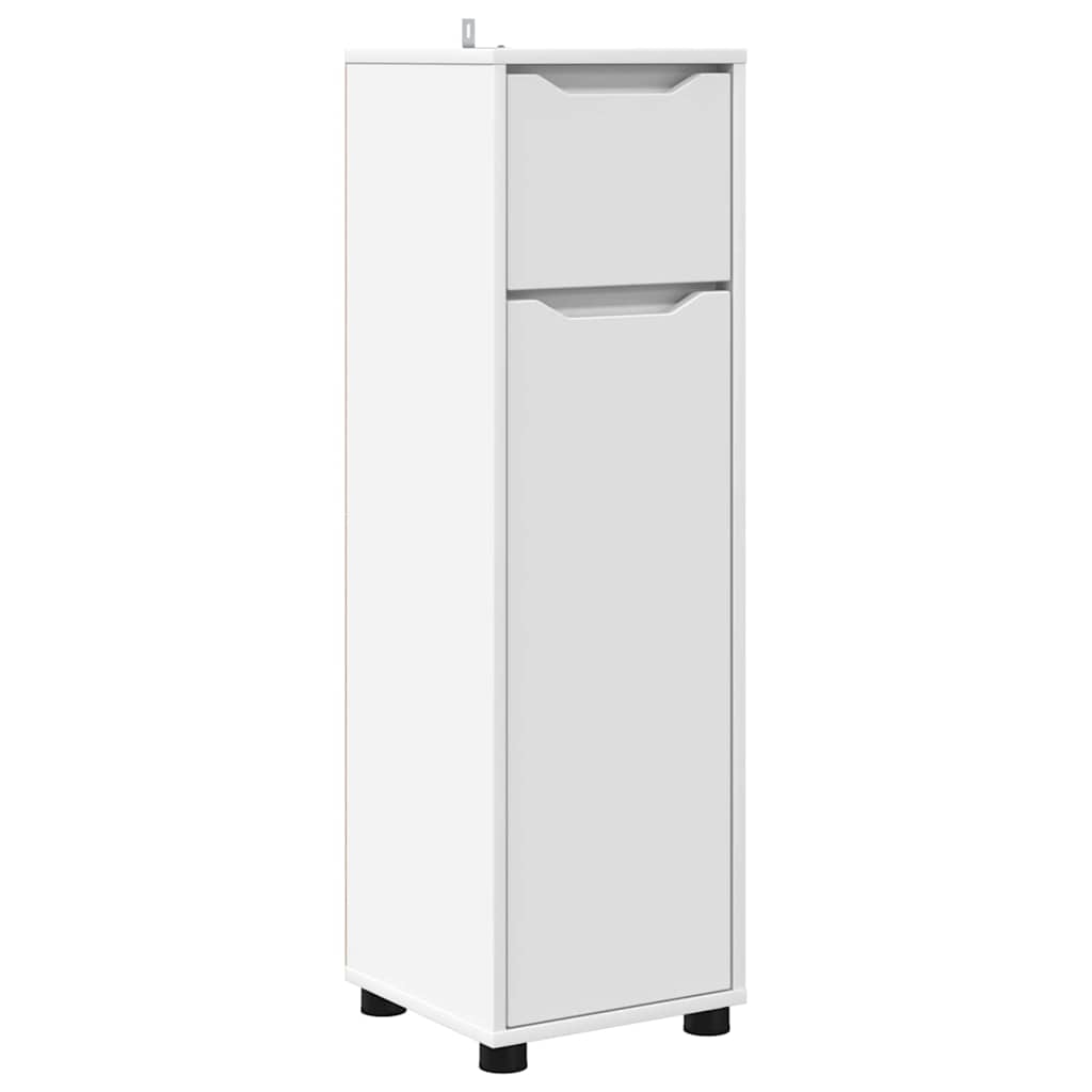 Mobile da Bagno Bianco 30,5 x 30 x 101 cm Legno multistrato 888737