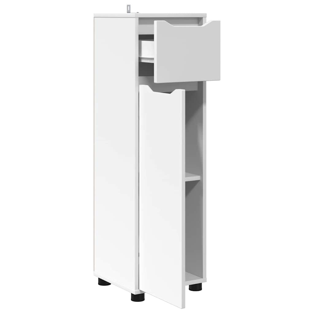 Mobile da Bagno Bianco 30,5 x 30 x 101 cm Legno multistrato 888737