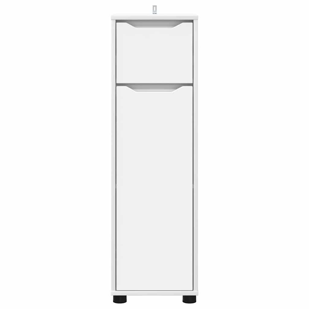 Mobile da Bagno Bianco 30,5 x 30 x 101 cm Legno multistrato 888737