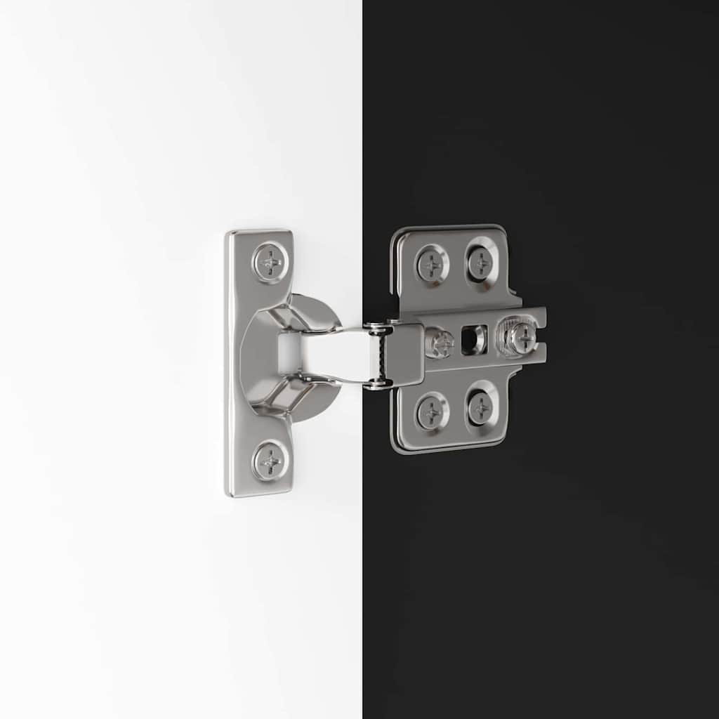 Mobile da Bagno Nero 30,5 x 30 x 101 cm Legno multistrato 888738