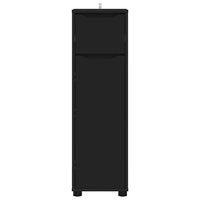Mobile da Bagno Nero 30,5 x 30 x 101 cm Legno multistrato 888738