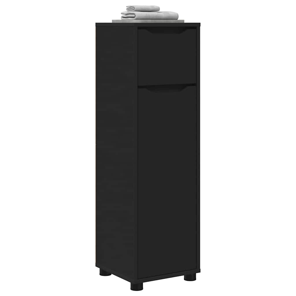 Mobile da Bagno Nero 30,5 x 30 x 101 cm Legno multistrato 888738