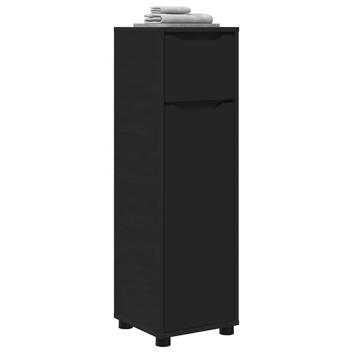 Mobile da Bagno Nero 30,5 x 30 x 101 cm Legno multistrato 888738