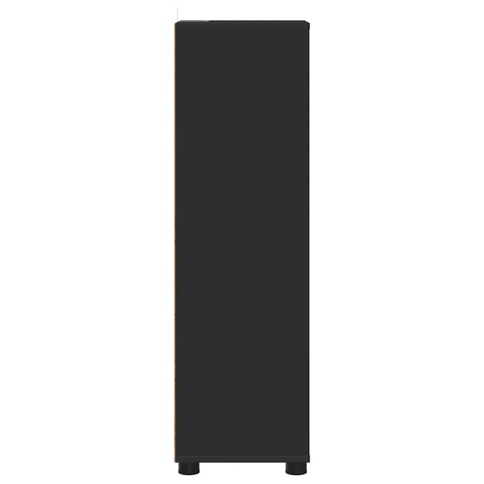 Mobile da Bagno Nero 30,5 x 30 x 101 cm Legno multistrato 888738