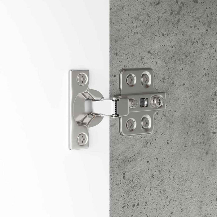 Mobile da Bagno con cassetto Grigio cemento 30,5 x 30 x 101 cm 888740