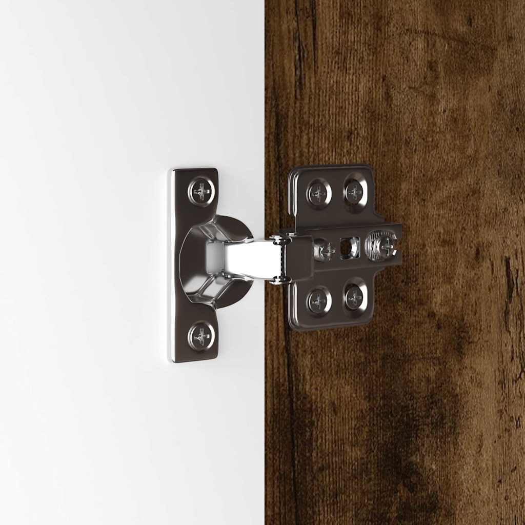 Mobile da Bagno con cassetto Rovere fumé 30,5 x 30 x 101 cm 888742