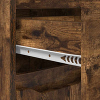 Mobile da Bagno con cassetto Rovere fumé 30,5 x 30 x 101 cm 888742