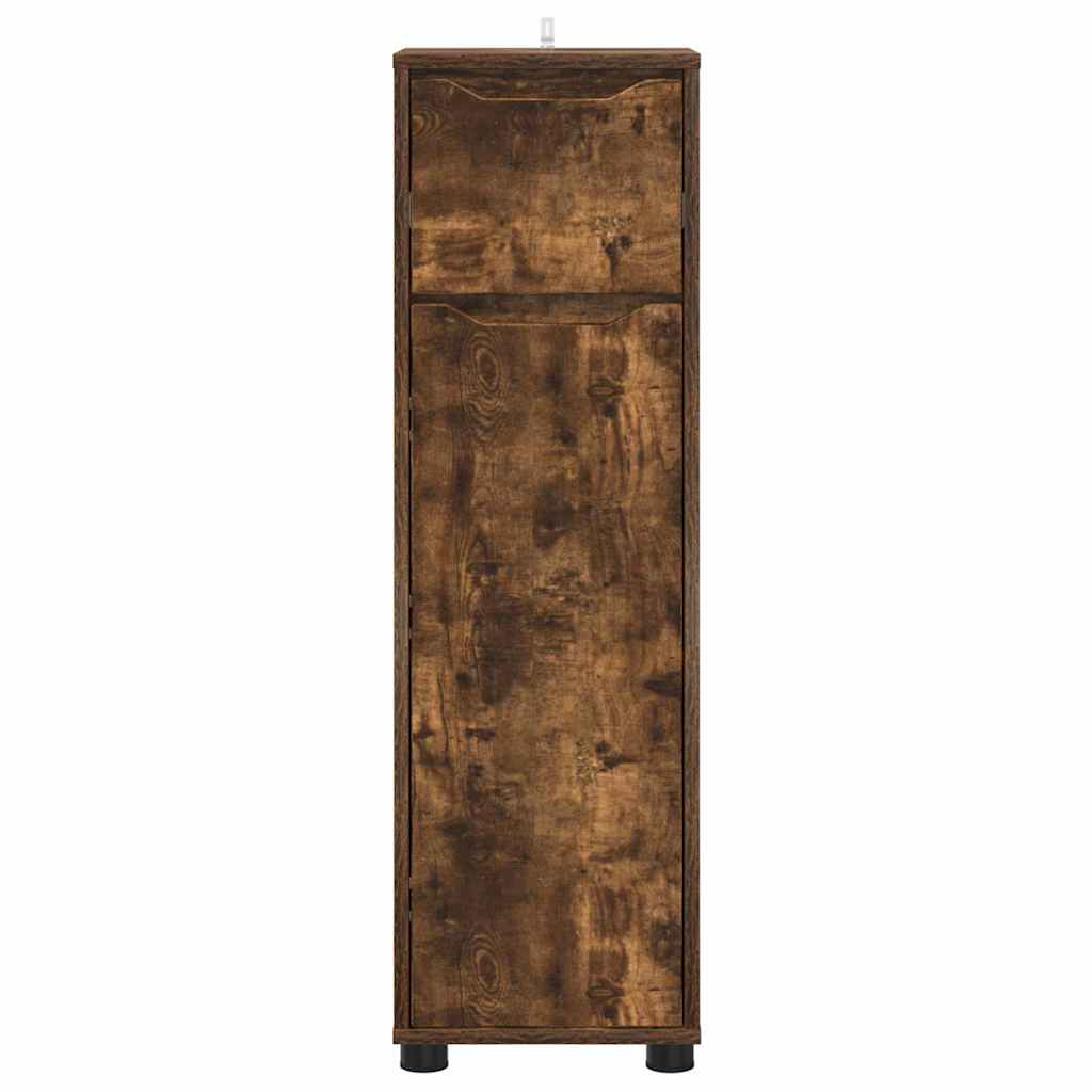 Mobile da Bagno con cassetto Rovere fumé 30,5 x 30 x 101 cm 888742