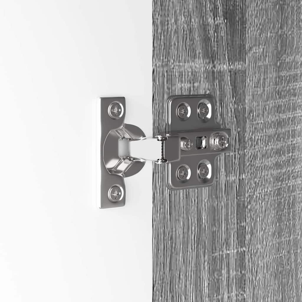 Mobile da Bagno con cassetto Grigio Sonoma 30,5 x 30 x 101 cm 888743