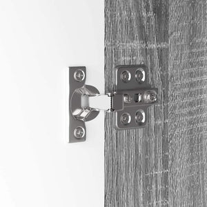 Mobile da Bagno con cassetto Grigio Sonoma 30,5 x 30 x 101 cm 888743