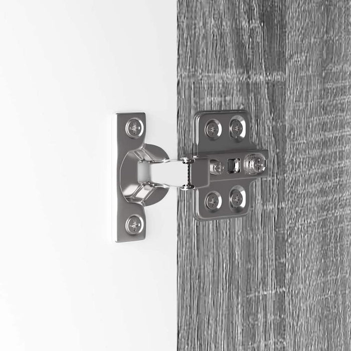 Mobile da Bagno con cassetto Grigio Sonoma 30,5 x 30 x 101 cm 888743