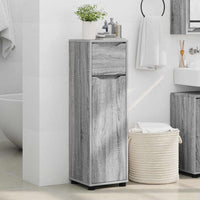 Mobile da Bagno con cassetto Grigio Sonoma 30,5 x 30 x 101 cm 888743