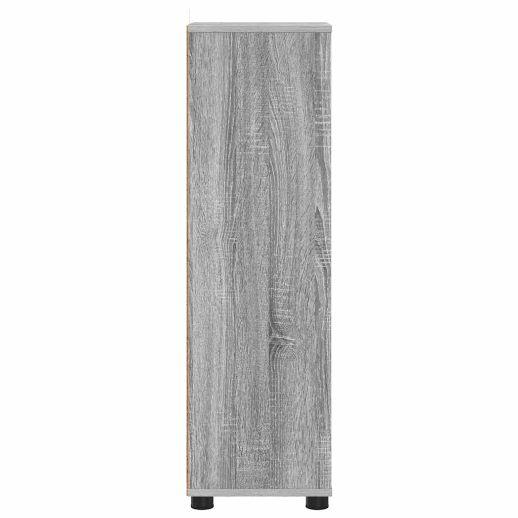 Mobile da Bagno con cassetto Grigio Sonoma 30,5 x 30 x 101 cm 888743