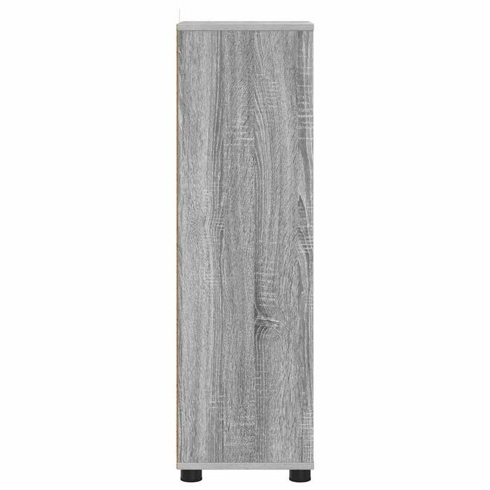 Mobile da Bagno con cassetto Grigio Sonoma 30,5 x 30 x 101 cm 888743