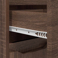 Mobile da Bagno con cassetto Rovere Marrone 30,5 x 30 x 101 cm 888744