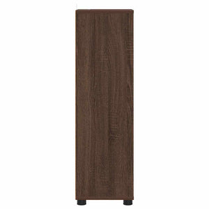 Mobile da Bagno con cassetto Rovere Marrone 30,5 x 30 x 101 cm 888744