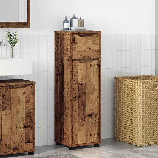 Mobile da Bagno con cassetto Legno vecchio 30,5 x 30 x 101 cm 888745