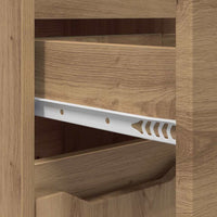 Mobile da Bagno con porta Rovere artigianale 30,5 x 30 x 101 cm 888746