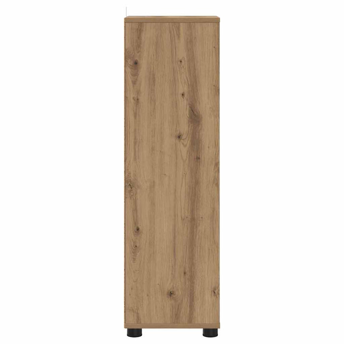 Mobile da Bagno con porta Rovere artigianale 30,5 x 30 x 101 cm 888746