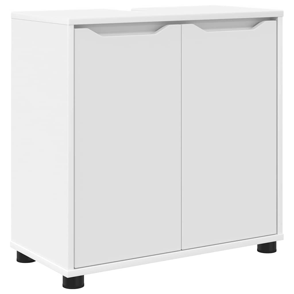 Mobile per lavabo da bagno con porta Bianco 60 x 30 x 60 cm 888747