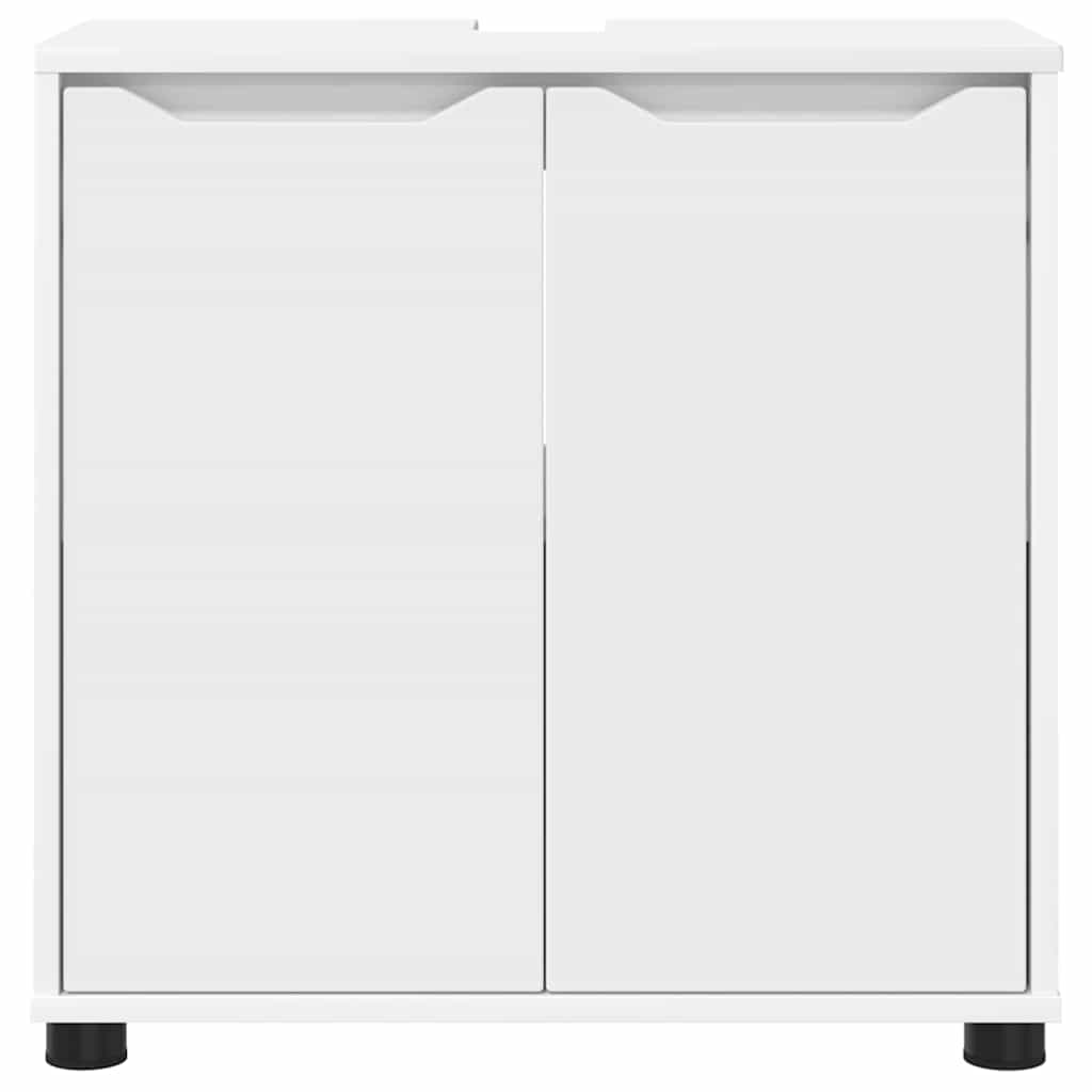 Mobile per lavabo da bagno con porta Bianco 60 x 30 x 60 cm 888747