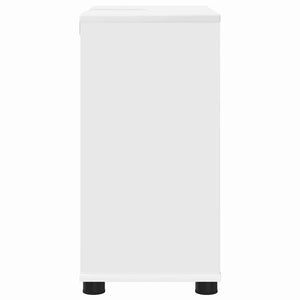 Mobile per lavabo da bagno-Armadietto da bagno con porta Bianco 60 x 30 x 60 cm