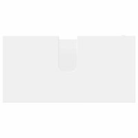 Mobile per lavabo da bagno con porta Bianco 60 x 30 x 60 cm 888747