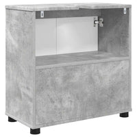 Mobile per lavabo da bagno-Armadietto da bagno Grigio cemento 60 x 30 x 60 cm