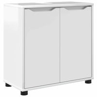 Mobile per lavabo da bagno Bianco Lucido 60 x 30 x 60 cm 888751