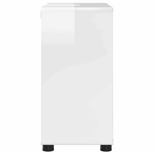 Mobile per lavabo da bagno Bianco Lucido 60 x 30 x 60 cm 888751