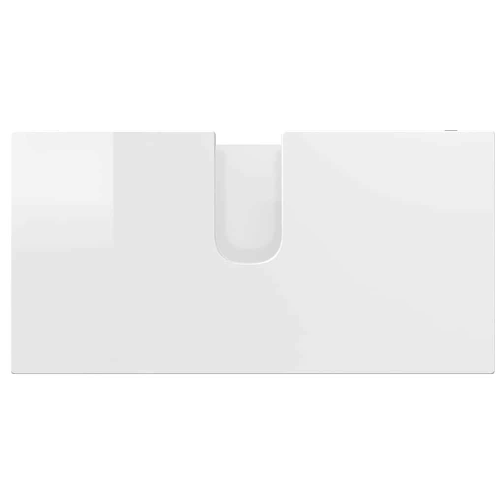 Mobile per lavabo da bagno Bianco Lucido 60 x 30 x 60 cm 888751