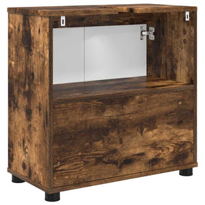 Mobile per lavabo da bagno Rovere fumé 60 x 30 x 60 cm 888752