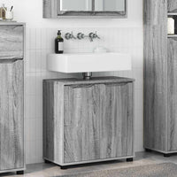 Mobile per lavabo da bagno-Armadietto da bagno Grigio Sonoma 60 x 30 x 60 cm
