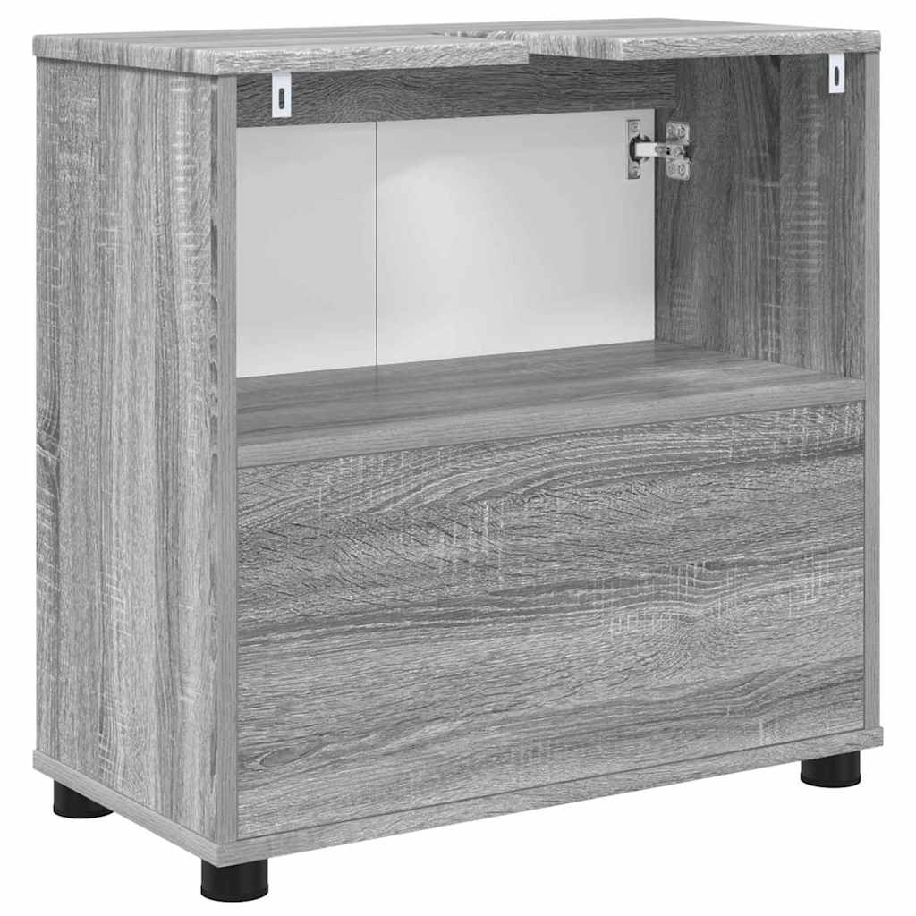 Mobile per lavabo da bagno Grigio Sonoma 60 x 30 x 60 cm 888753