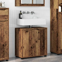 Mobile per lavabo da bagno Legno vecchio 60 x 30 x 60 cm 888755