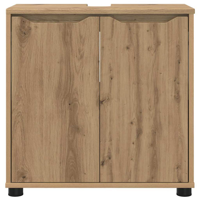 Mobile per lavabo da bagno Rovere artigianale 60 x 30 x 60 cm 888756