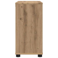 Mobile per lavabo da bagno-Armadietto da bagno Rovere artigianale 60 x 30 x 60 cm