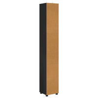 Mobile da Bagno Nero 30,5 x 30 x 195 cm Legno multistrato 888758