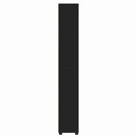 Mobile da Bagno Nero 30,5 x 30 x 195 cm Legno multistrato 888758