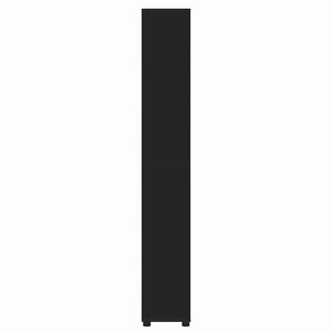 Mobile da Bagno Nero 30,5 x 30 x 195 cm Legno multistrato 888758