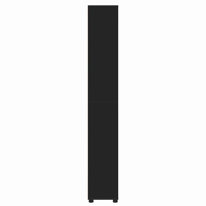 Mobile da Bagno Nero 30,5 x 30 x 195 cm Legno multistrato 888758
