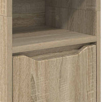 Mobile da Bagno con porta Rovere Sonoma 30,5 x 30 x 195 cm 888759