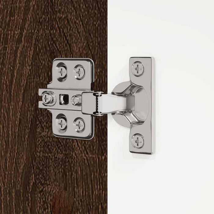 Mobile da Bagno con porta Rovere Marrone 30,5 x 30 x 195 cm 888764