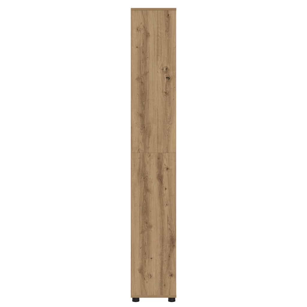 Mobile da Bagno con porta Rovere artigianale 30,5 x 30 x 195 cm 888766