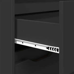 Mobile da Bagno Nero 72,5 x 36,5 x 100 cm Legno multistrato 888768